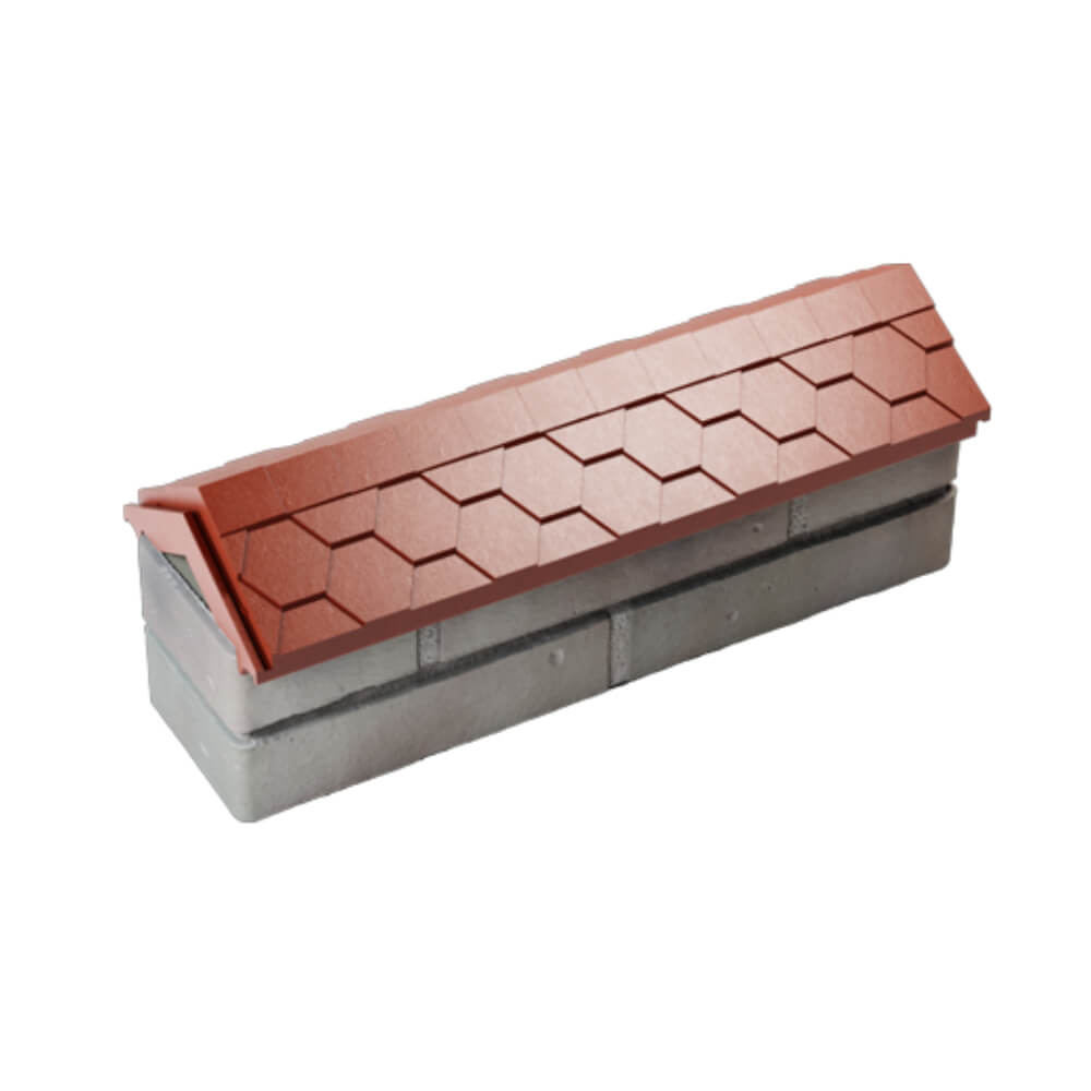 Парапет Zking Эверест Красный с посадкой на 0.5 кирпича (130мм) в Реутове фото