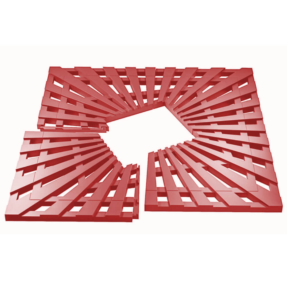 Приствольная решетка для дерева ZKING ATMOSPHERE 1.2х1.2м Красная в Реутове фото