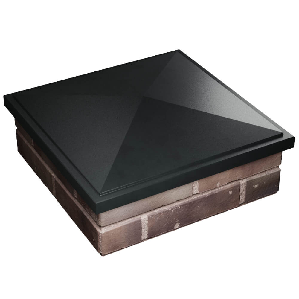 Колпак Zking БонаМоно Черный на столб 2х2 кирпича (515х515, 530х530мм) в Реутове фото