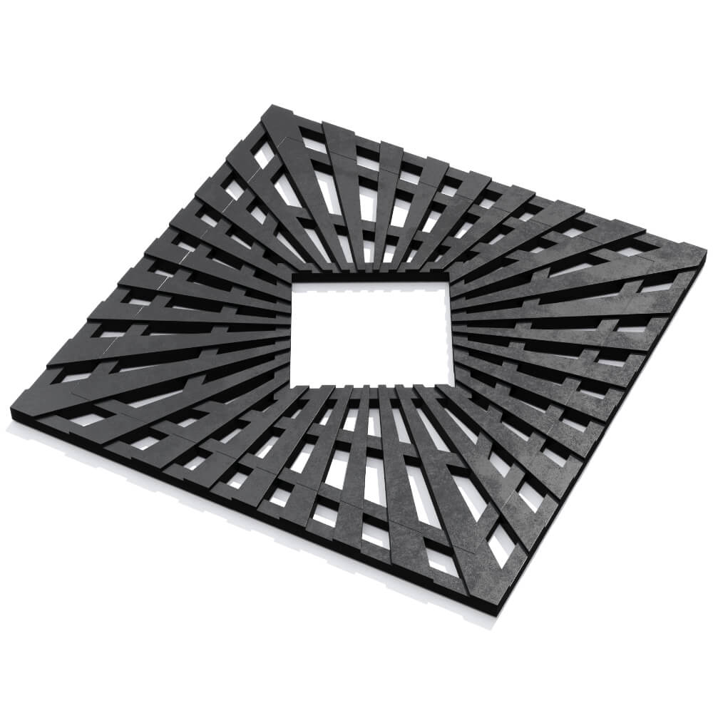 Приствольная решетка для дерева ZKING ATMOSPHERE 1.2х1.2м Черная в Реутове фото