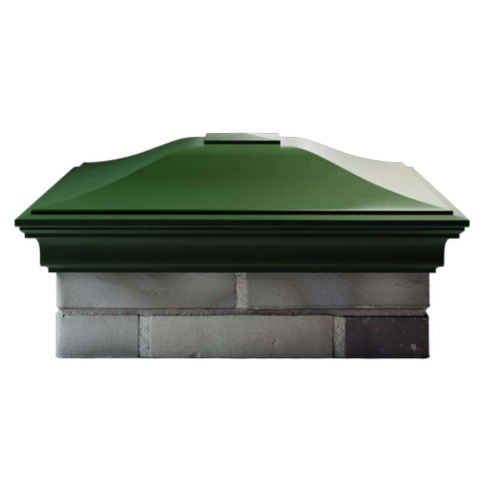 Колпак Zking Монблан Зеленый на столб 2х2 кирпича (515х515мм) в Реутове фото