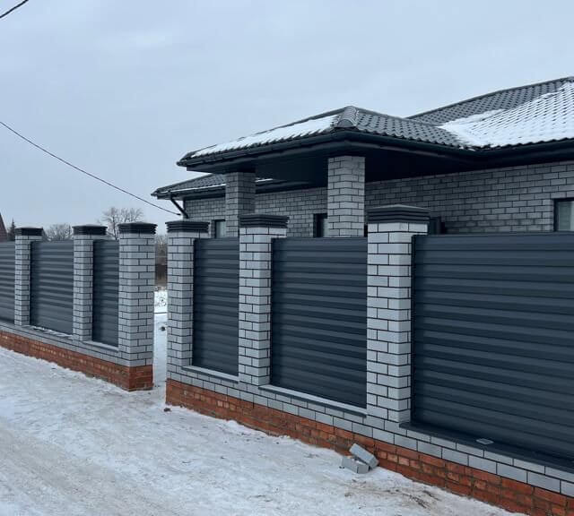 Колпак Zking Бона ХайТек Серый на столб 1.5х1.5 кирпича (385х385мм) в Реутове фото