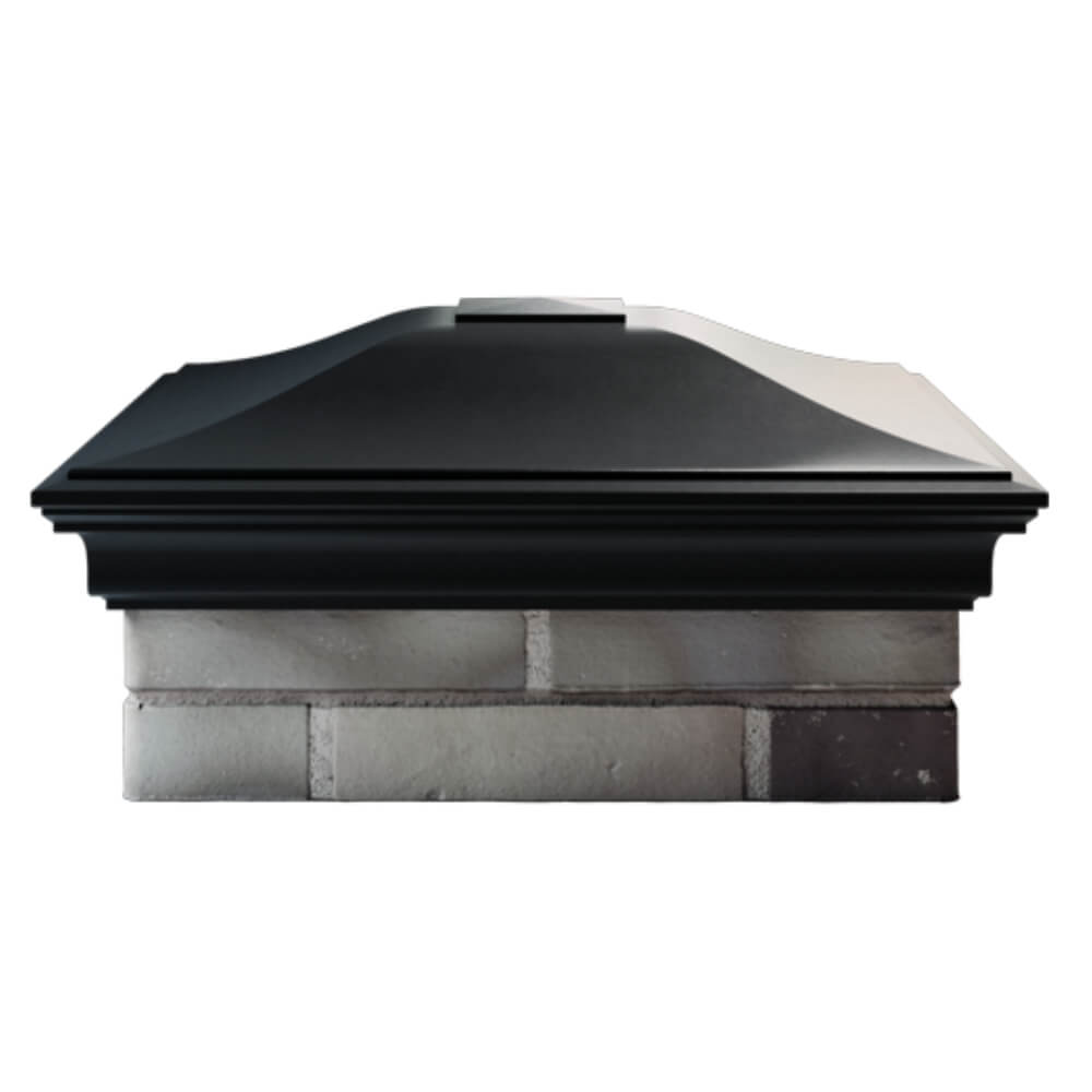 Колпак Zking Монблан Черный на столб 2х2 кирпича (515х515мм) в Реутове фото