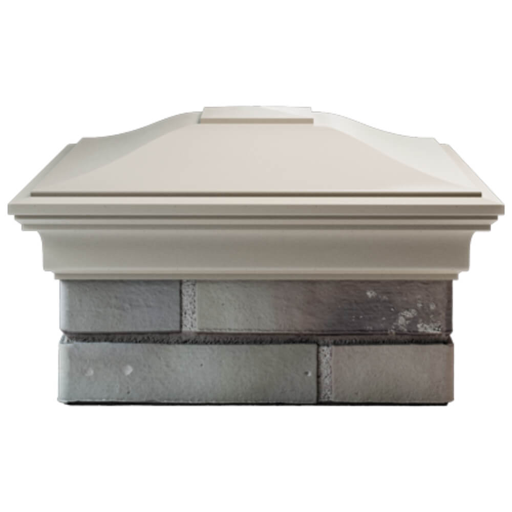 Колпак Zking Монблан Бежевый на столб 1.5х1.5 кирпича (385х385мм) Реутов фото