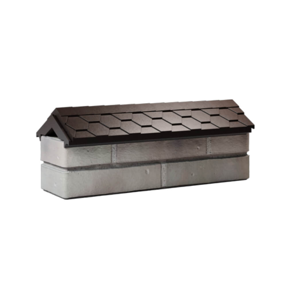 Парапет Zking Эверест Коричневый с посадкой на 0.5 кирпича (130мм) Реутов фото