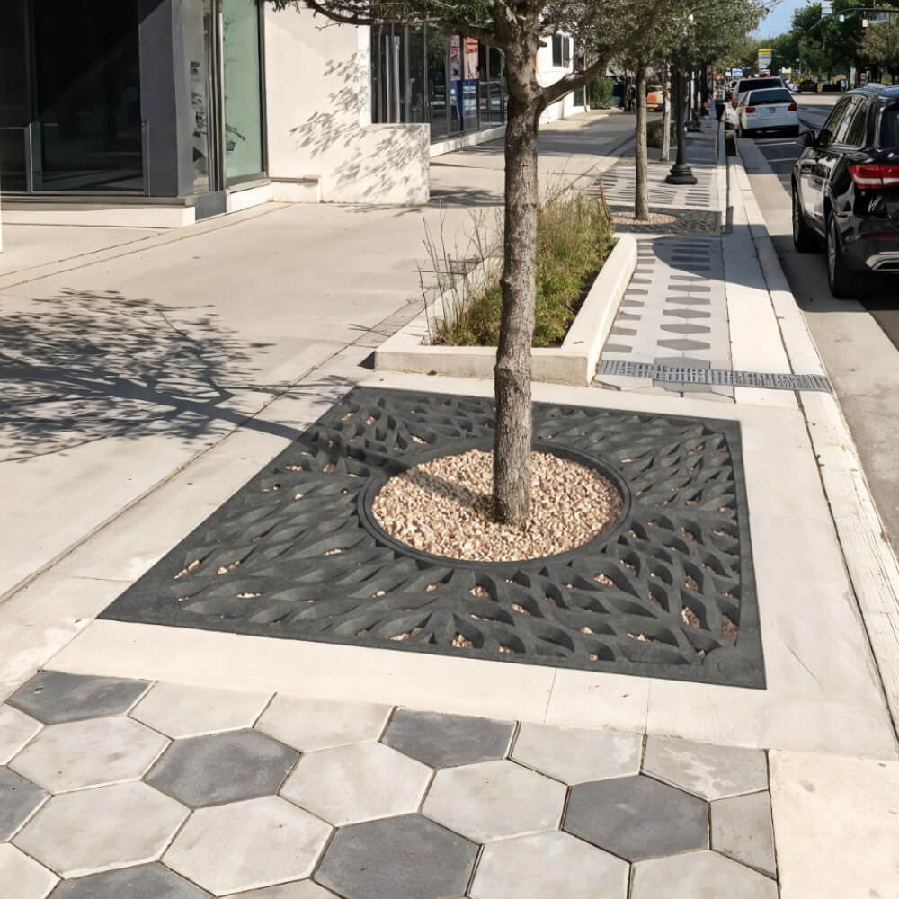 Приствольная решетка для дерева ZKING CRUST 2х2м Черная в Реутове фото