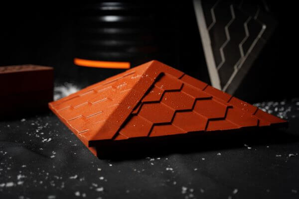 Колпак Zking Эверест Красный на столб 1.5х1.5 кирпича (390х390мм) в Реутове фото