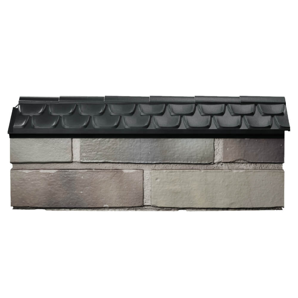 Парапет Zking Эльбрус Черный с посадкой на 0.5 кирпича (130мм) в Реутове фото