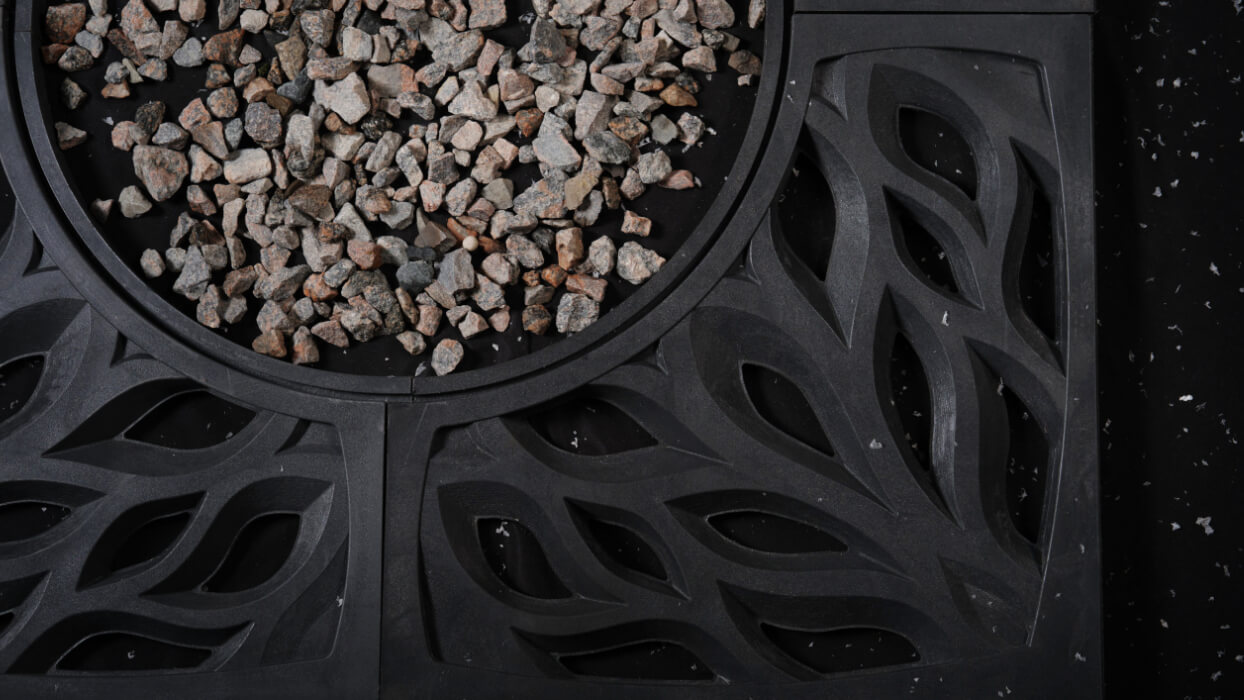 Приствольная решетка для дерева ZKING CRUST 1.2х1.2м Черная в Реутове фото